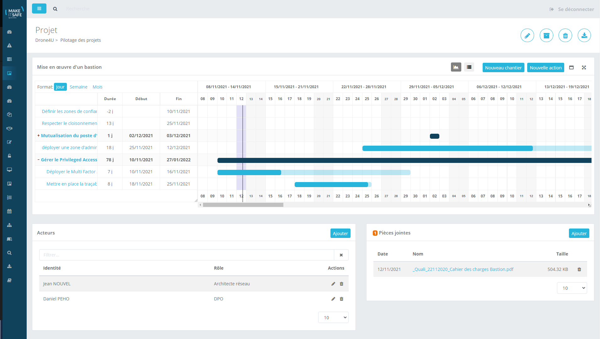 screenshot of Make IT Safe
